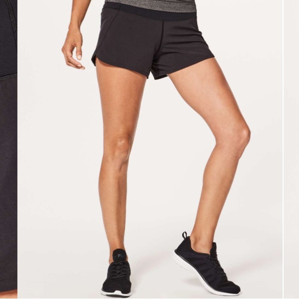 Lululemon Run Times Short II *4" in Black (First Release)